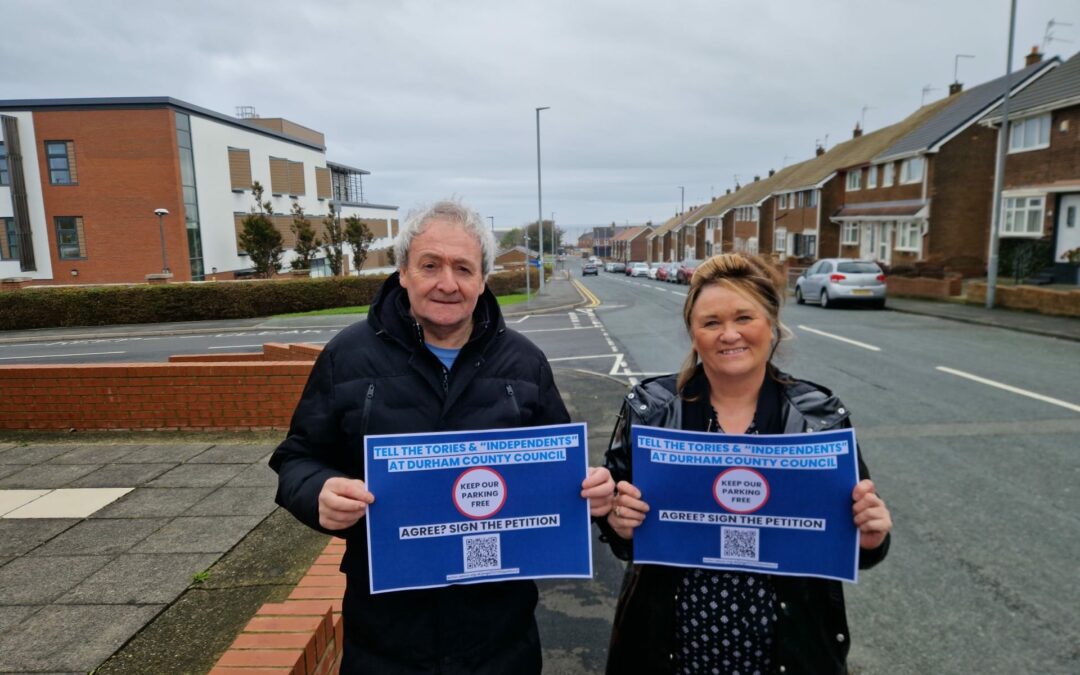 Cllr Kevin Shaw and candidate June Watson
